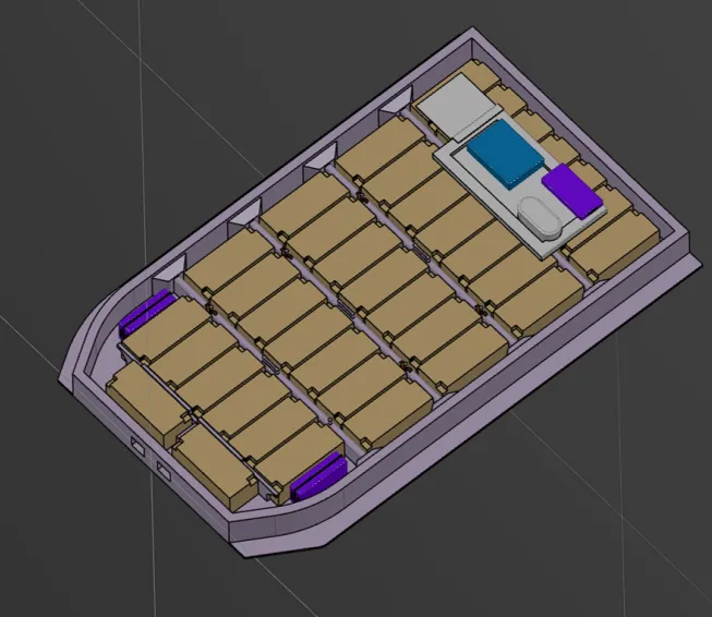 Looms defined inside the BMS harness model.