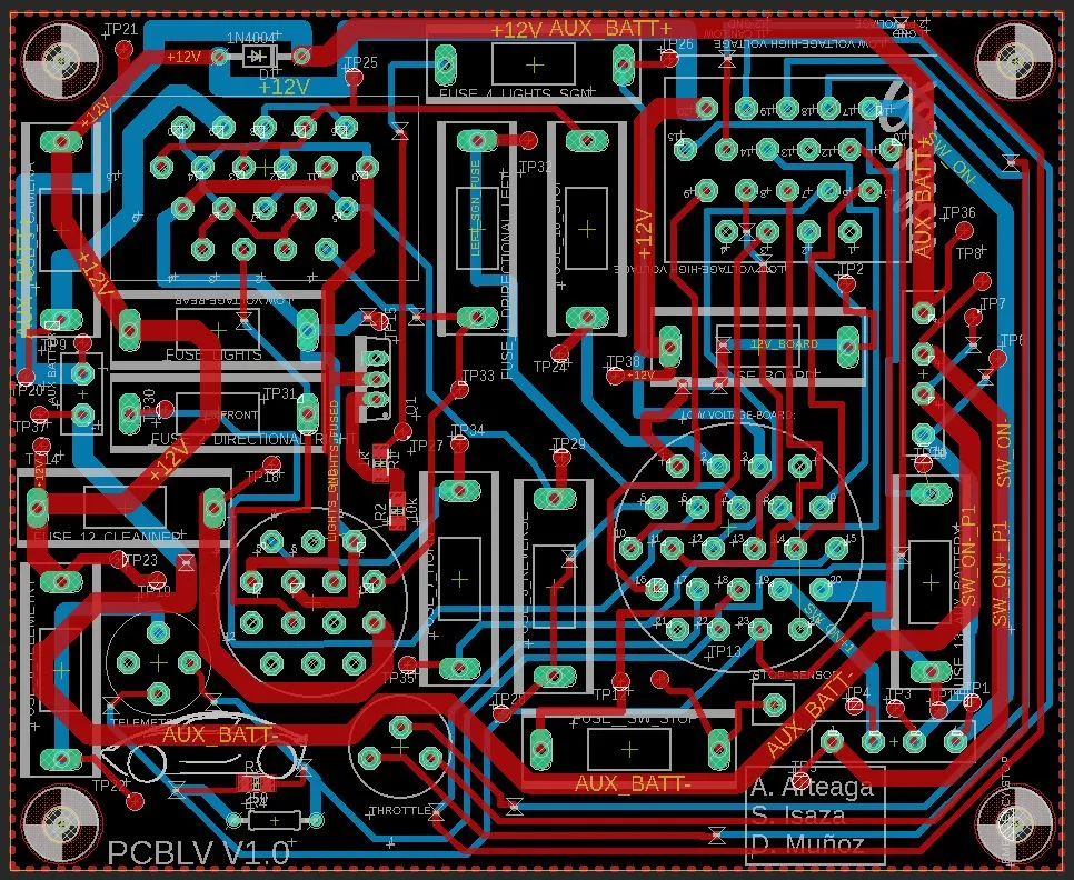 Manufactured low-voltage board.